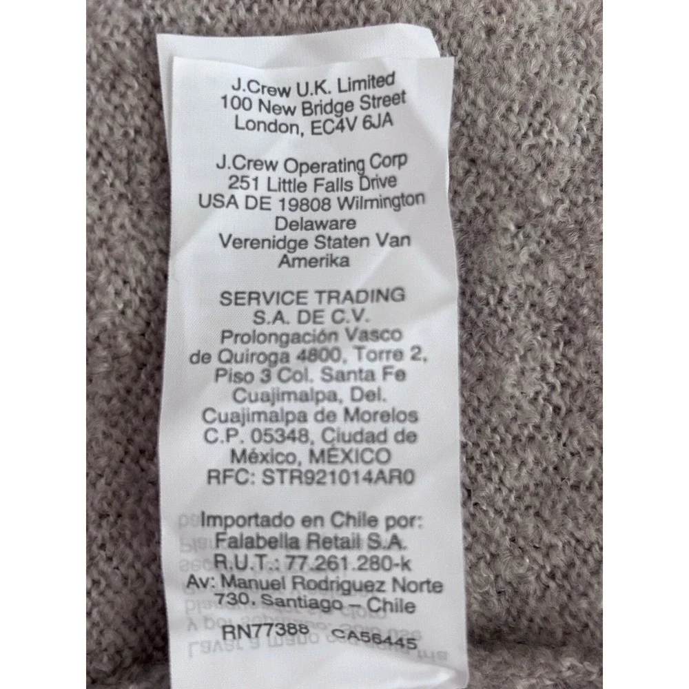 Madewell Women's Boucle Mock Neck Tunic Sweater Merino Wool Blend Size 2X NEW - Picture 11 of 14